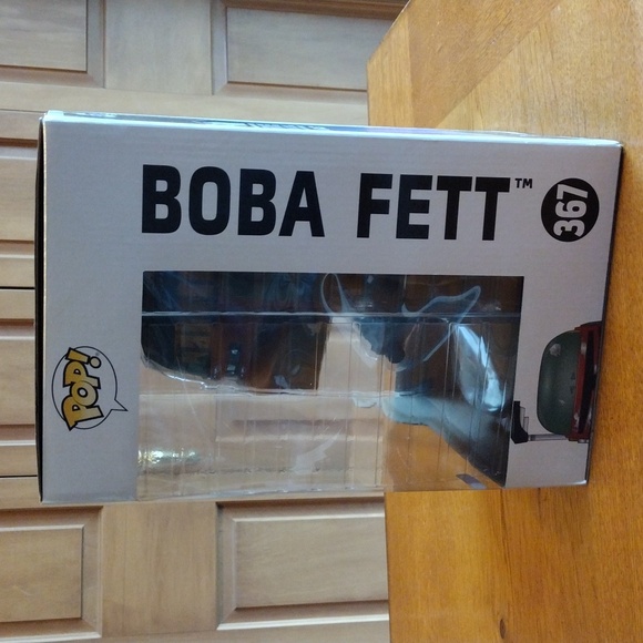 BOBA FETT 10" Funko Pop #367 Star Wars Target Exclusiv Bobble Head Empire Strike - Picture 5 of 8